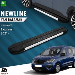 S-Dizayn Renault Express NewLine Aluminyum Yan Basamak 203 Cm 2021 Üzeri A+ Kalite