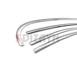 S-Dizayn Renault Fluence Krom Cam Üst Çıtası 4 Prç 2010-2016