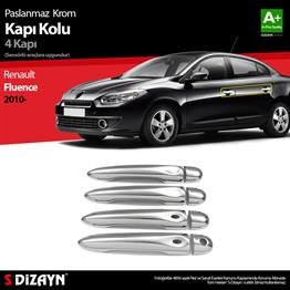 S-Dizayn Renault Fluence Krom Kapı Kolu 4 Kapı Sensörlü 2010-2016