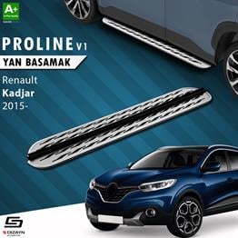 S-Dizayn Renault Kadjar OEM Still Pro V2 Aluminyum Yan Basamak 173 Cm 2015-2022 A+ Kalite