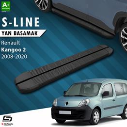 Renault Kangoo 2 Uzun Şase S-Line Siyah Yan Basamak 223 Cm 2008-2020 A+ Kalite