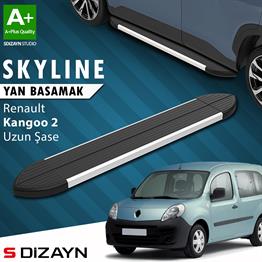 Renault Kangoo 2 Uzun Şase Skyline Aluminyum Yan Basamak 223 Cm 2008-2020 A+ Kalite