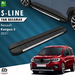Renault Kangoo 3 Uzun Şase S-Line Krom Yan Basamak 223 Cm 2021 Üzeri A+ Kalite