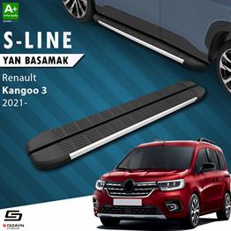 Renault Kangoo 3 Uzun Şase S-Line Aluminyum Yan Basamak 223 Cm 2021 Üzeri A+ Kalite