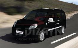 S-Dizayn Renault Kangoo Krom Yan Kapı Çıtası 4 Prç 2008-2011