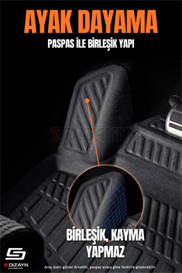 S-Dizayn Renault Laguna 2 3D Pro Havuzlu Paspas 2002-2007 A+ Kalite