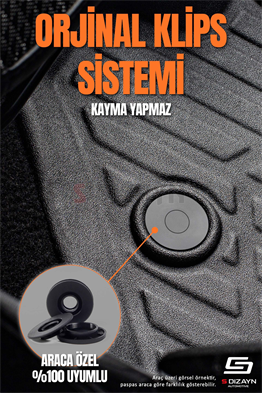 S-Dizayn Renault Laguna 2 3D Pro Havuzlu Paspas 2002-2007 A+ Kalite