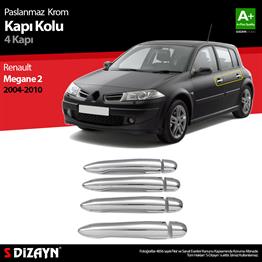 S-Dizayn Renault Megane 2 Krom Kapı Kolu 4 Kapı 2004-2010