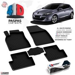 S-Dizayn Renault Megane 3 4D Havuzlu Paspas 2010-2016 A+Kalite