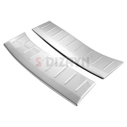 S-Dizayn Renault Megane 4 HB Krom Arka Tampon Eşiği 2016-2020