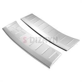 S-Dizayn Renault Megane 4 HB Krom Arka Tampon Eşiği 2016-2020