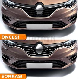 S-Dizayn Renault Megane 4 Krom Ön Panjur 5 Prç. 2020 Üzeri