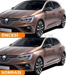 S-Dizayn Renault Megane 4 Krom Yan Kapı Çıtası 4 Prç 2016 Üzeri A+ Kalite