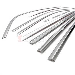 S-Dizayn Renault Megane 4 SD Krom Cam Çerçevesi 12 Prç. 2016 Üzeri A+ Kalite