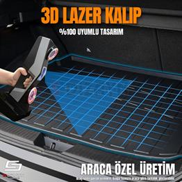 S-Dizayn Renault Symbol 3D Pro Bagaj Havuzu 2013 Üzeri A+ Kalite