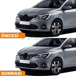 S-Dizayn Renault Taliant Krom Ön Panjur Diamond Model 12 Prç. 2021 Üzeri A+ Kalite