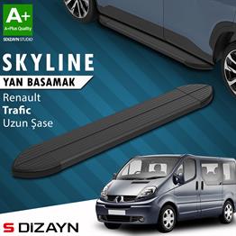 Renault Trafic 2 Uzun Şase Skyline Siyah Yan Basamak 263 Cm 2001-2014 A+ Kalite
