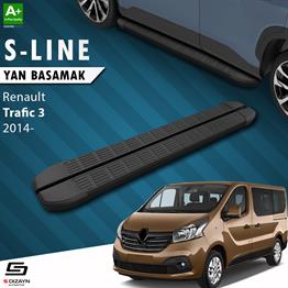 Renault Trafic 3 Kısa Şase S-Line Siyah Yan Basamak 223 Cm 2014-2020 A+ Kalite