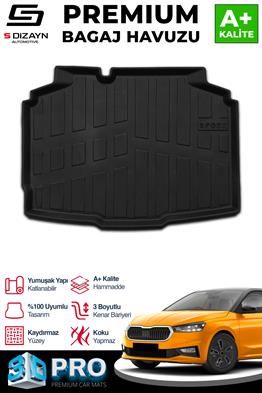 S-Dizayn Skoda Fabia 3D Pro Bagaj Havuzu 2022 Üzeri A+ Kalite