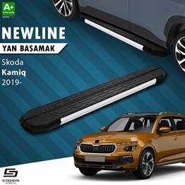 S-Dizayn Skoda Kamiq NewLine Aluminyum Yan Basamak 183 Cm 2019 Üzeri A+ Kalite