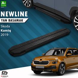 S-Dizayn Skoda Kamiq NewLine Siyah Yan Basamak 183 Cm 2019 Üzeri A+ Kalite