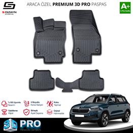 S-Dizayn Skoda Karoq 3D Pro Havuzlu Paspas 2018 Üzeri A+ Kalite