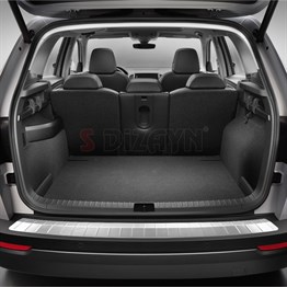 S-Dizayn Skoda Karoq Krom Arka Tampon Eşiği 2017 Üzeri