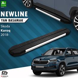 S-Dizayn Skoda Karoq NewLine Krom Yan Basamak 173 Cm 2018 Üzeri A+ Kalite