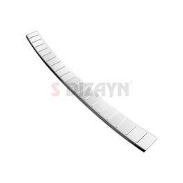 S-Dizayn Skoda Octavia 3 A7 SW Makyajlı Krom Arka Tampon Eşiği 2016-2020