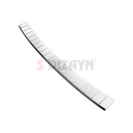 S-Dizayn Skoda Octavia 3 A7 SW Makyajlı Krom Arka Tampon Eşiği 2016-2020
