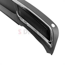 S-Dizayn Skoda Octavia A7 Arka Tampon Koruma Difüzör Egzozlu OEM Stil 2013-2020 A+ Kalite
