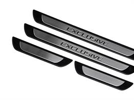 S-Dizayn Skoda Octavia A7 Krom Kapı Eşik Koruması Exclusive Line 2013-2016 4 Parça