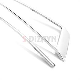 S-Dizayn Skoda Octavia A8 Krom Sis Çerçevesi 3 Prç. 2020-2024