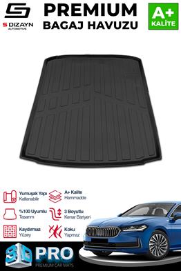 S-Dizayn Skoda SuperB 3D Pro Bagaj Havuzu 2024 Üzeri A+ Kalite