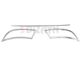 S-Dizayn Skoda Superb Krom Egzoz Çıkışı 3 Parça Set 2015-2019