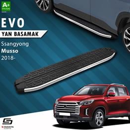 S-Dizayn Ssangyong Musso Evo Krom Yan Basamak 203 Cm 2018 Üzeri A+ Kalite