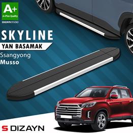 Ssangyong Musso Skyline Aluminyum Yan Basamak 203 Cm 2018 Üzeri A+ Kalite