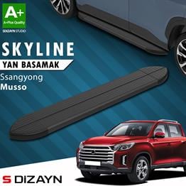 Ssangyong Musso Skyline Siyah Yan Basamak 203 Cm 2018 Üzeri A+ Kalite
