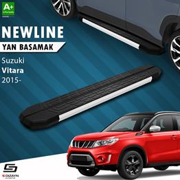 S-Dizayn Suzuki Vitara 4 NewLine Aluminyum Yan Basamak 163 Cm 2015 Üzeri A+ Kalite
