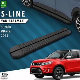 S-Dizayn Suzuki Vitara 4 S-Line Siyah Yan Basamak 163 Cm 2015 Üzeri A+ Kalite