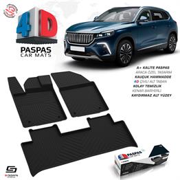 S-Dizayn Togg T10X 4D Havuzlu Paspas 2023 Üzeri A+Kalite