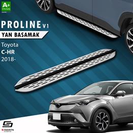 S-Dizayn Toyota C-HR OEM Still Pro V1 Aluminyum Yan Basamak 173 Cm 2016-2023 A+ Kalite