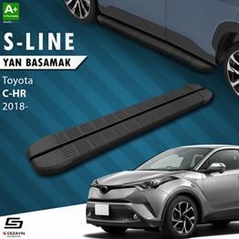 S-Dizayn Toyota C-HR S-Line Siyah Yan Basamak 173 Cm 2016-2023 A+ Kalite