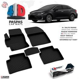 S-Dizayn Toyota Corolla 4D Havuzlu Paspas 2019 Üzeri A+Kalite