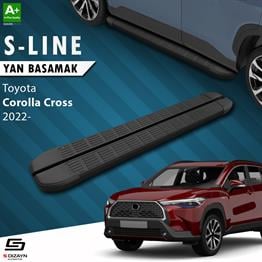 Toyota Corolla Cross S-Line Siyah Yan Basamak 183 Cm 2022 Üzeri