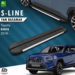 S-Dizayn Toyota RAV 4 5 S-Line Aluminyum Yan Basamak 173 Cm 2018 Üzeri A+ Kalite