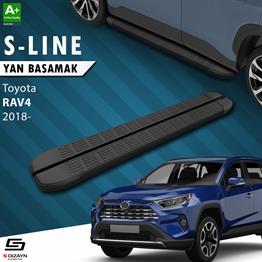 S-Dizayn Toyota RAV 4 5 S-Line Siyah Yan Basamak 173 Cm 2018 Üzeri A+ Kalite