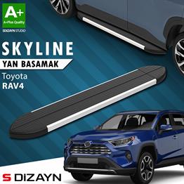 Toyota RAV 4 5 Skyline Aluminyum Yan Basamak 173 Cm 2018 Üzeri A+ Kalite
