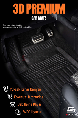 S-Dizayn Toyota RAV4 3D Pro Havuzlu Paspas 2013-2018 A+ Kalite