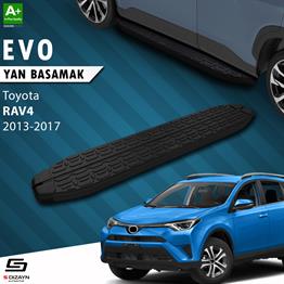 S-Dizayn Toyota Rav 4 4 Evo Siyah Yan Basamak 173 Cm 2013-2017 A+ Kalite